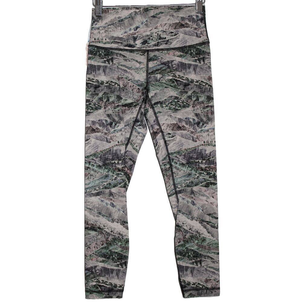 Womens Lululemon Wunder Under High-Rise Tight 25" Springscape Leggings Size 6